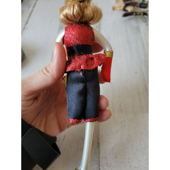 Vintage de carlini Italian glass lady ornament shopper shopping fashion purse fa - Picture 5 of 8